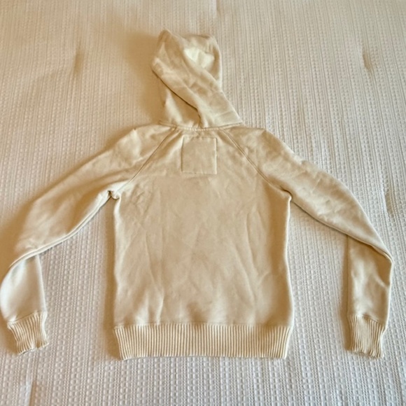 NWT Abercrombie&Fitch  "Ezra Fitch" Lux Hoodie,  Beaded Velvet Trim Size M - Picture 2 of 8